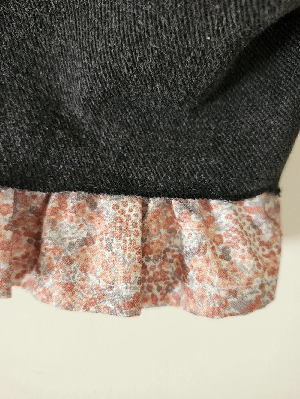 Re Worked Denim Ruffle Shorts - Picture 4 of 7